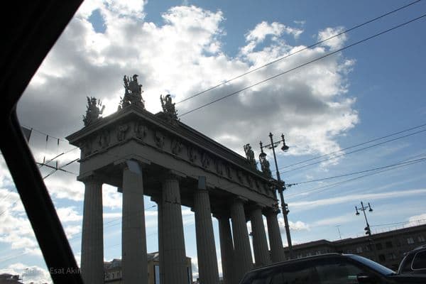 Petersburg, city enterance