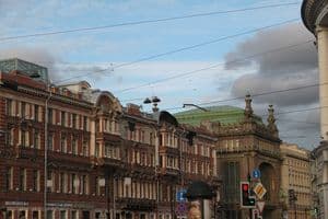 Petersburg, street buildings