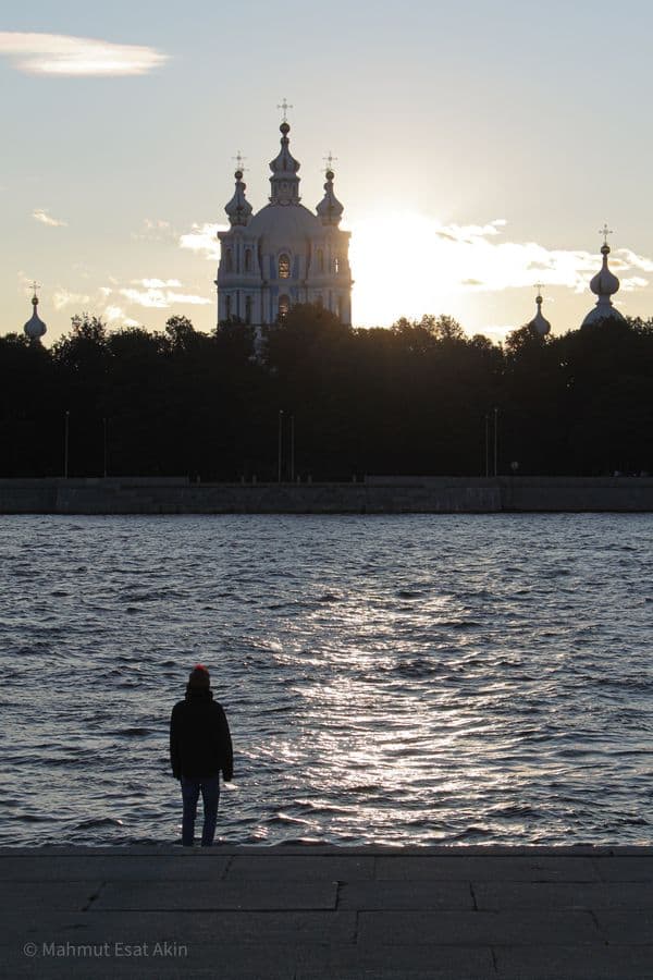 Petersburg, sunset, palace