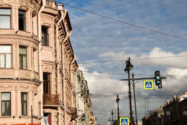 Petersburg, street buildings 2