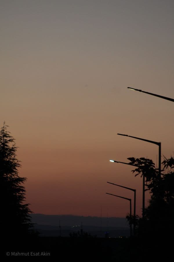 Ankara, sunset, city